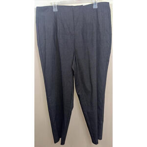 Cato Est 1946 Contemporary Pull On Dress Pants Plus Sz 18W Gray Stretch Comfort